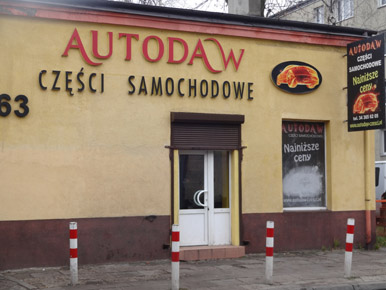 Sprzeda czsci do samochodw Opel, Volkswagen, Audi, Seat, Skoda, Ford, Daewoo.